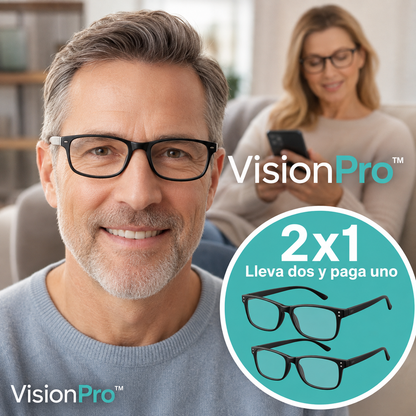 (2x1) VisionPro™ | Lentes Multifocales + Estuche de Regalo 🎁