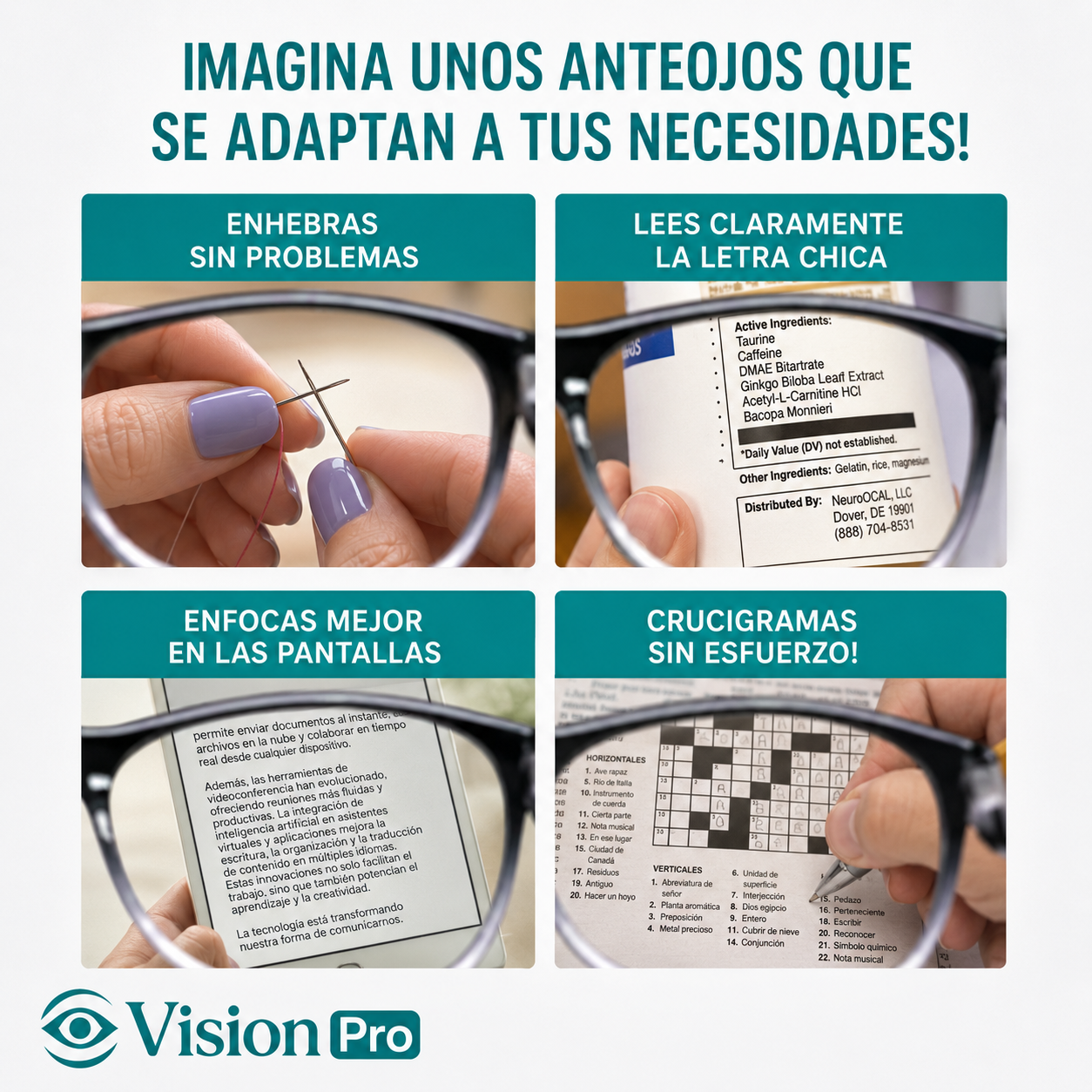 (2x1) VisionPro™ | Lentes Multifocales + Estuche de Regalo 🎁