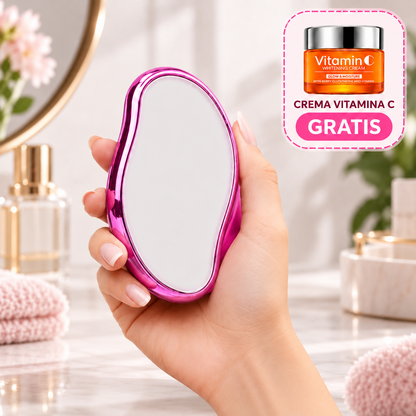 Depiladora Exfoliante de Cristal + Crema Hidratante Vitamina C de Regalo 🎁