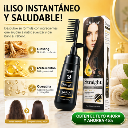 Disaar SilkLiss™ | Crema Alisadora con Peine Integrado