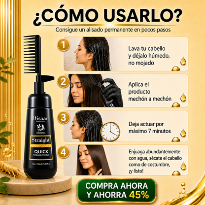 Disaar SilkLiss™ | Crema Alisadora con Peine Integrado