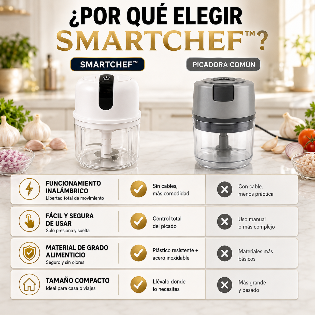(2x1) SmartChef™ | Picadora Eléctrica